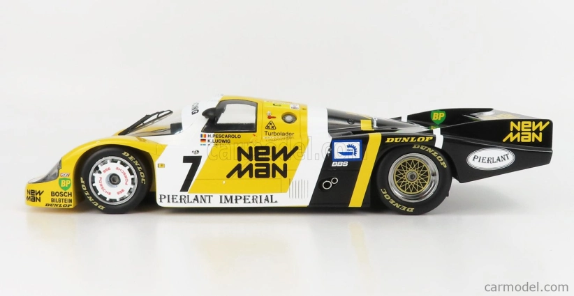 Cmr Porsche 956l Turbo Team Newman Joest Racing N 7 Winner 24h Le Mans 1984 K.ludwig - H.pescarolo - S.johansson 1:12 Žlutá Černá