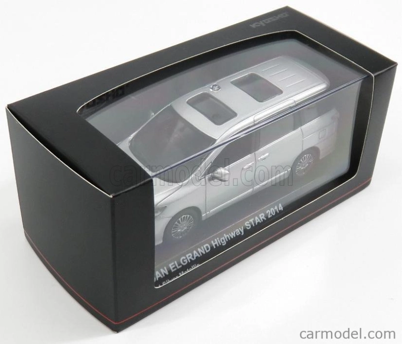 Kyosho Nissan Elgrand Minibus Highway Star 2014 1:43 Brillant Silver Met