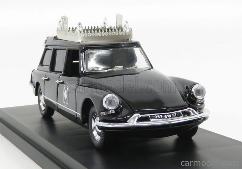Rio-models Citroen Ds19 Break Pohrebné auto - Carro Funebre - pohrebný voz - 1963 1:43 čierna