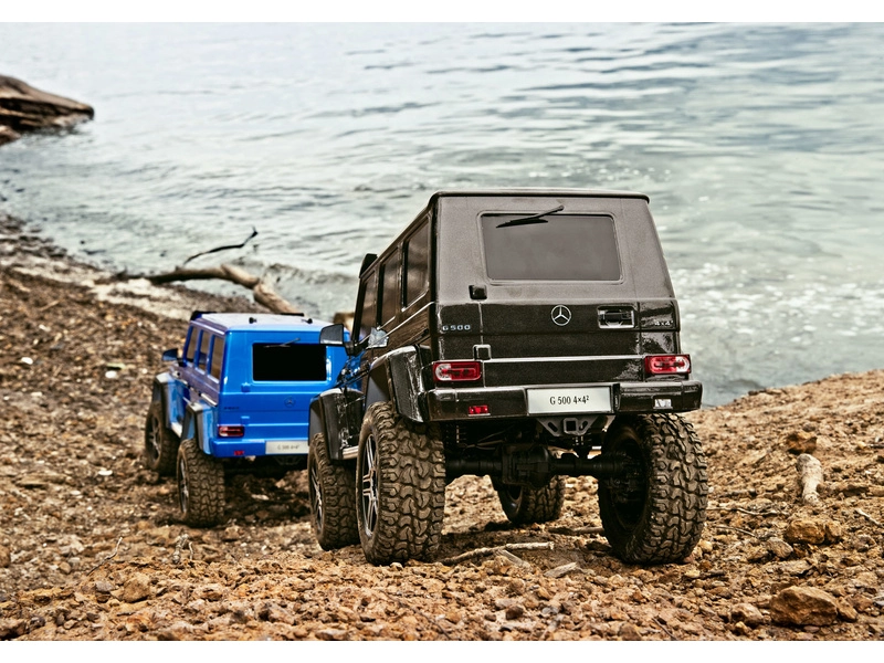 RC auto Traxxas TRX-4 Mercedes G500 1:10 s LED osvětlením TQi, modrá