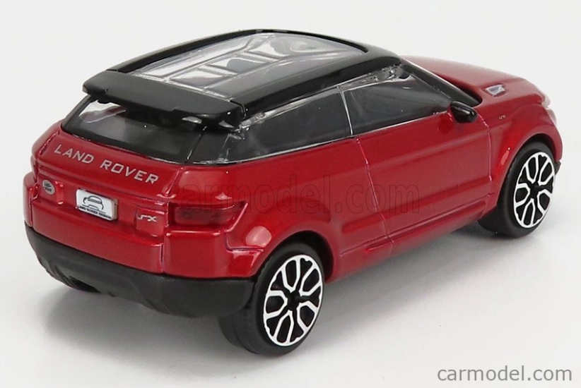 Bburago Volvo Fh16 Xl 750 Euro 6 Cab Truck Car Transporter With Land Rover Range Evoque Lrx 2-door 2011 1:43 Red Met