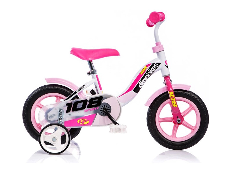 DINO Bikes - Detský bicykel 10" ružový