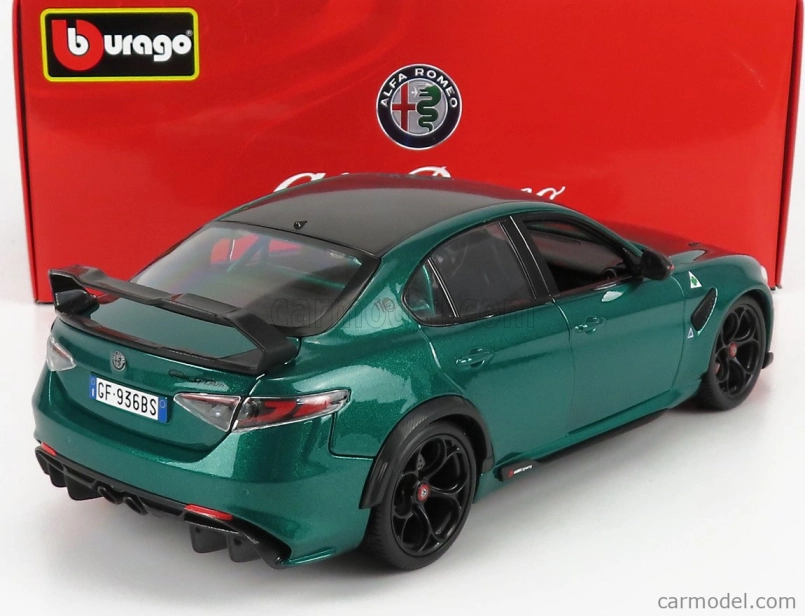 Bburago Alfa Romeo Giulia Gtam 2020 1:18 Verde Montreal – Green Met