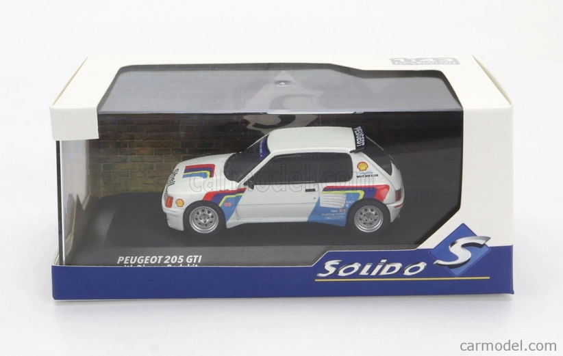 Solido Peugeot 205 Gti Dimma Rally Tribute 1992 1:43 Biela