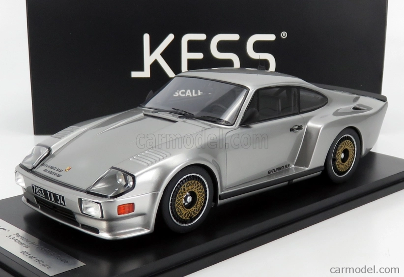 Kess-model Porsche 911 930 Biturbo 3.3 Almeras 1993 1:18 Strieborná