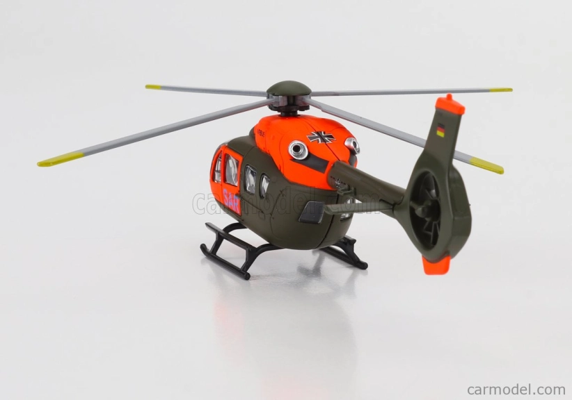 Schuco Airbus H145m Vrtuľník Sar Search And Rescue Military 2014 1:87 Vojenská zelená oranžová