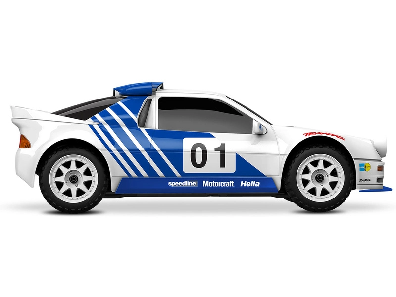 Traxxas Mini Rally Ford RS200 1:12 4WD VXL RTR červená