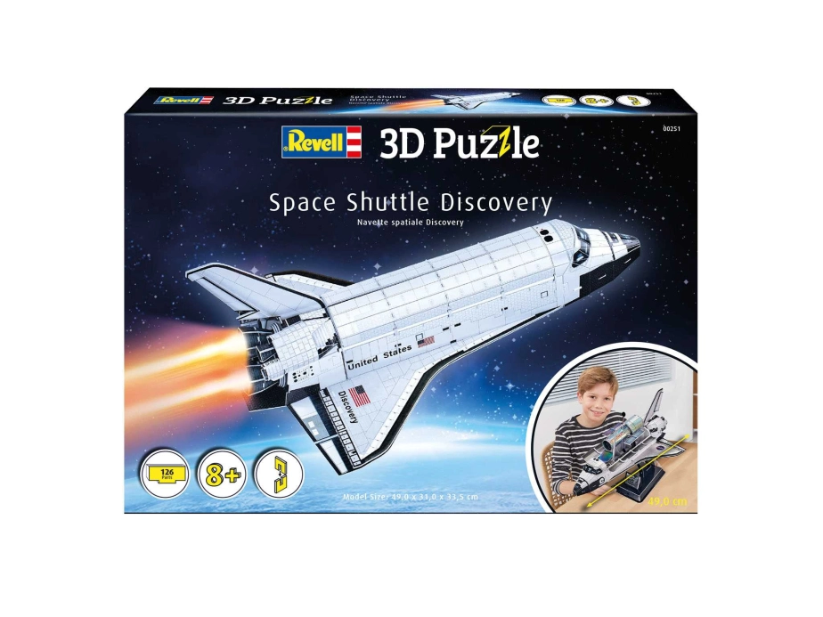 Revell 3D Puzzle – raketoplán Discovery