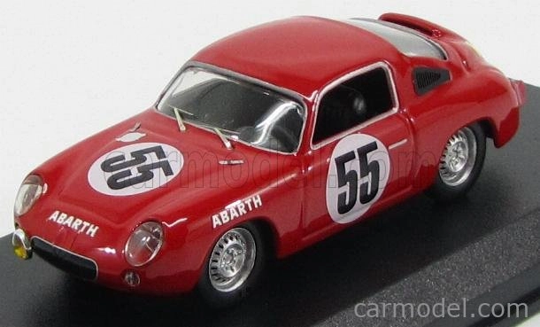 Najlepší model Fiat Abarth 700s Coupe Team Abarth & Cie N 55 24h Le Mans 1961 P.condrillier - C.foitek 1:43 Red