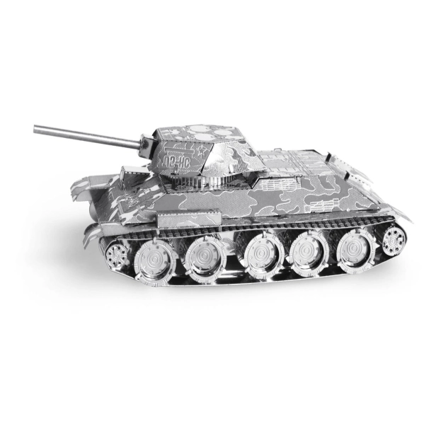 Oceľová stavebnica T-34 tank