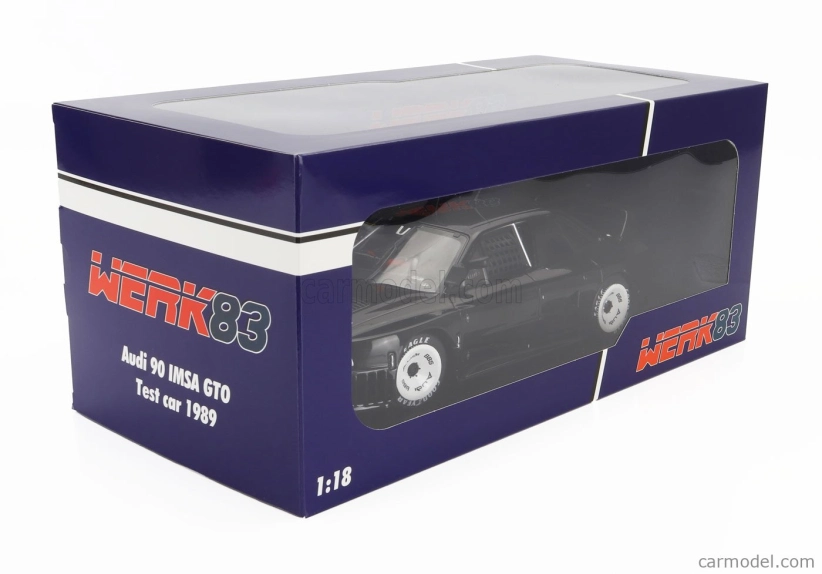 Werk83 Audi 90 Imsa Gto Test Car 1989 1:18 Black