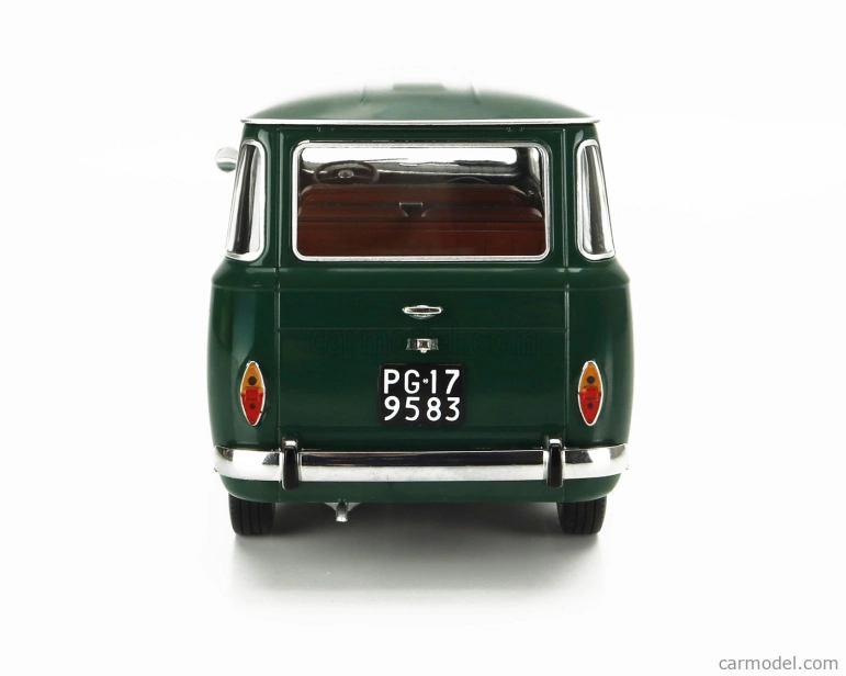 Mitica-diecast Fiat Fiat 850 Familiare Serie-2 1970 – Interno Brown 1:18 Verde Oliva 323 Zelená