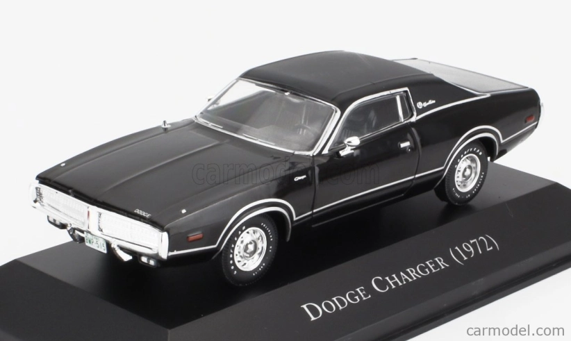 Edicola Dodge Charger Coupe 1972 - Con Vetrina - S vitrínou 1:43 Black