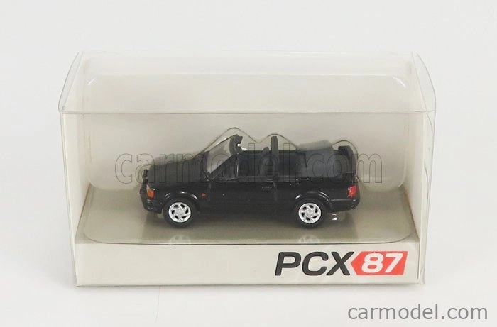 Premium classixxs Ford england Escort Mkiv Cabriolet Open 1986 1:87 Black