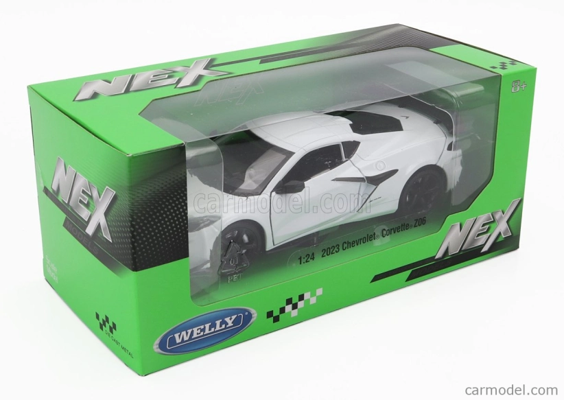 Welly Chevrolet Corvette Z06 2023 1:24 Bílá