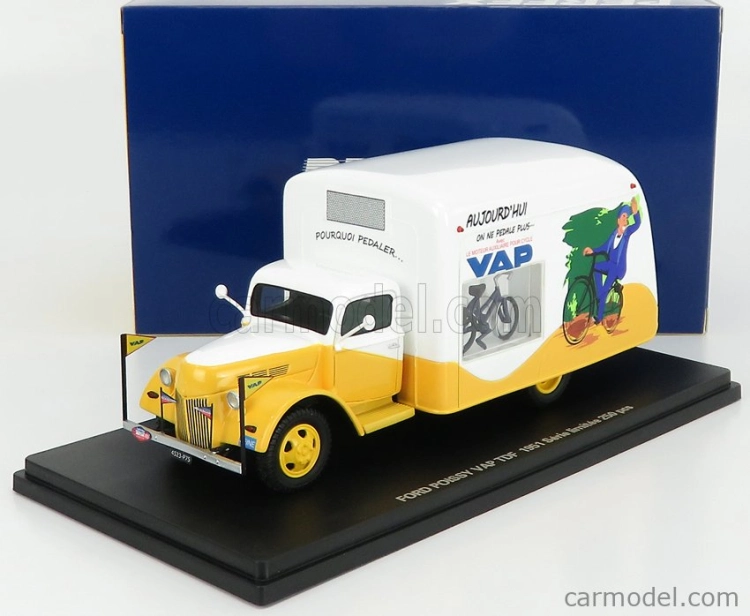 Perfex Ford usa Truck Van Poissy Vap Tdf 1951 1:43 Žlutá Bílá