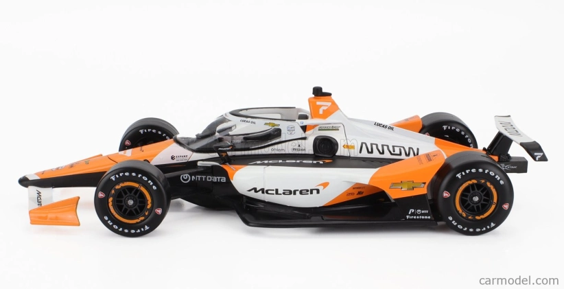 Greenlight Chevrolet Team Arrow Mclaren Sp Racing N 7 Indianapolis Indy 500 Indycar Series 2024 Alexander Rossi 1:18 Biela čierna oranžová