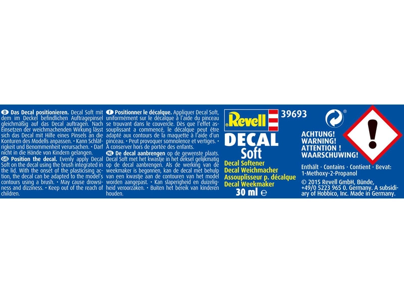 Revell změkčovač obtisků Decal Soft 30ml