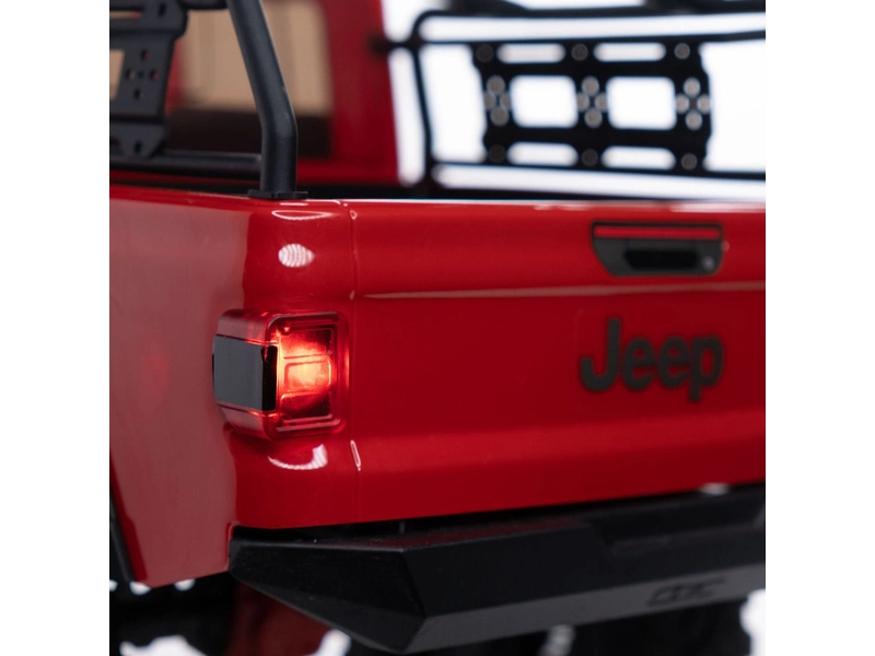 RC auto Axial SCX10 III Jeep JT Gladiator 4WD 1:10 RTR, červené