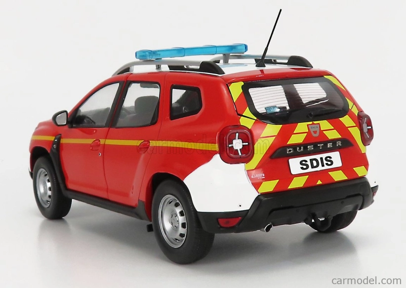 Solido Dacia Duster Mkii Sapeurs Pompiers 2018 1:18 Červeno-žltá