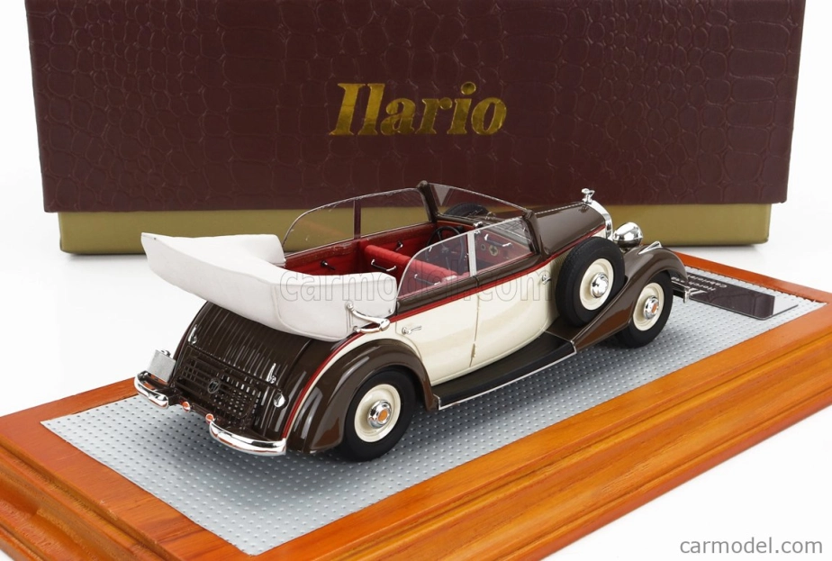 Ilario-model Horch 830 Bl Cabriolet Closed 1936 1:43 Hnědá Béžová