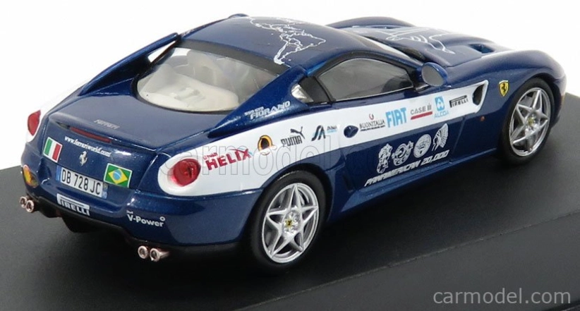 Edicola Ferrari 599 Gtb Fiorano - Panamericana 20.000 Km 2006 1:43 Blue