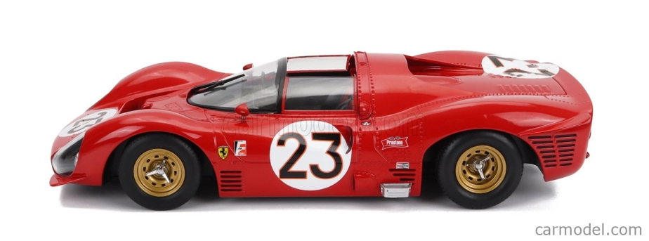 Werk83 Ferrari 330 P3 4.0l V12 Spider Team Ferrari Spa Sefac N 23 Winner 24h Daytona 1967 Lorenzo Bandini - Chris Amon 1:18 Red