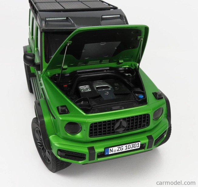 Nzg Mercedes benz G-class 4x4² 2022 1:12 Peklo Magno Green Met