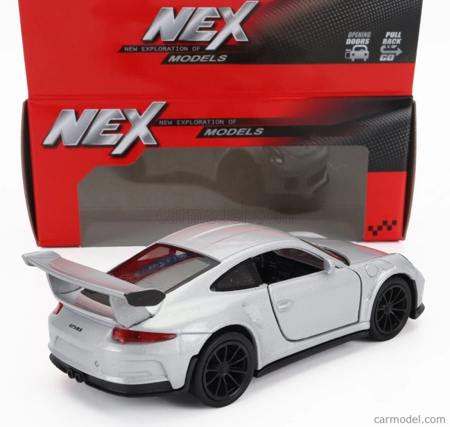 Welly Porsche 911 991 Gt3 Rs Coupe 2014 1:34 Strieborná