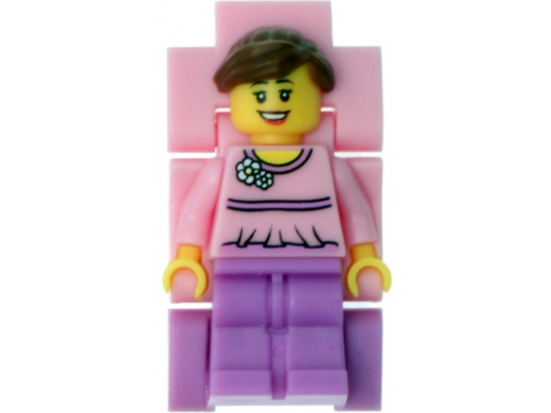 LEGO Time Teacher výuková stavebnice, růžové hodinky