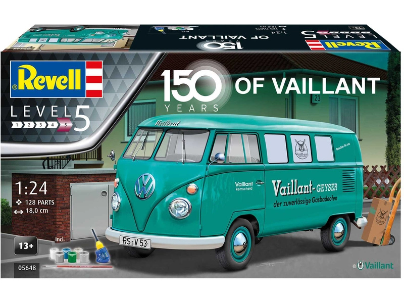 Revell Volswagen T1 Bus 150 rokov Vaillant (1:24) (darčeková súprava)