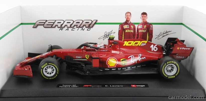Bburago Ferrari F1  Sf1000 Team Scuderia Ferrari N 16 1:18, červená