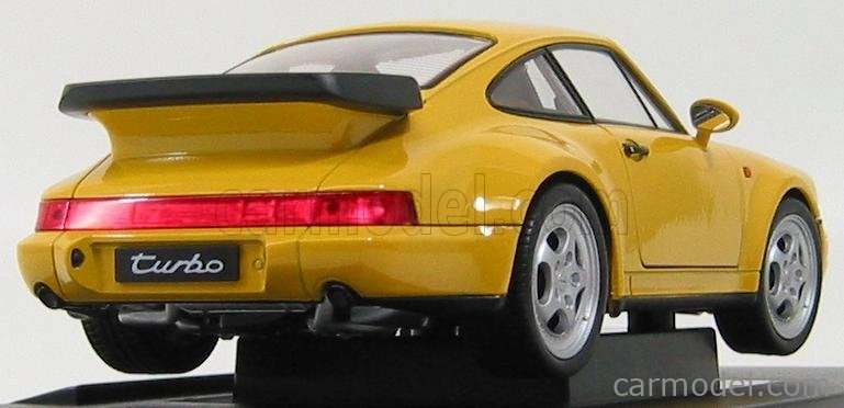 Welly Porsche 911 964 Turbo 1990 1:18 žltá