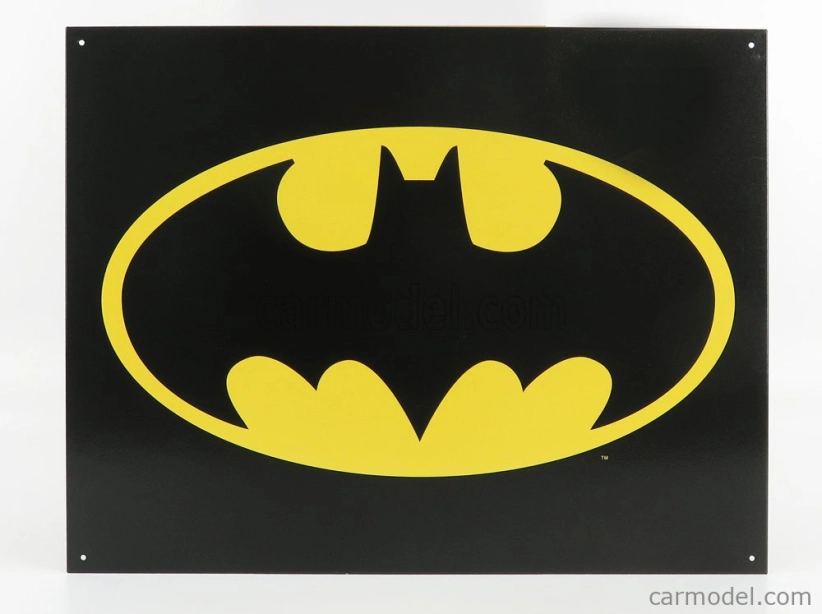 Edicola Príslušenstvo Kovový tanier - logo Batman 1:1 čierno-žltý