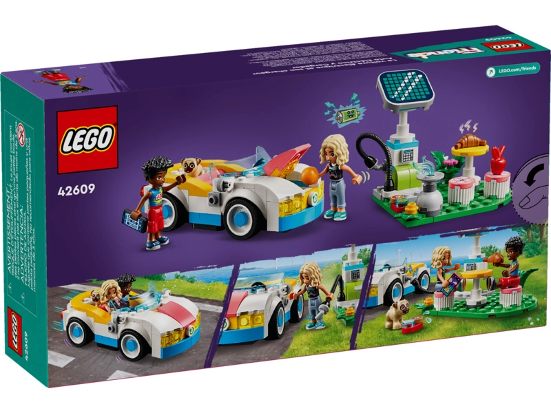 LEGO Friends - Elektrické auto s nabíjačkou