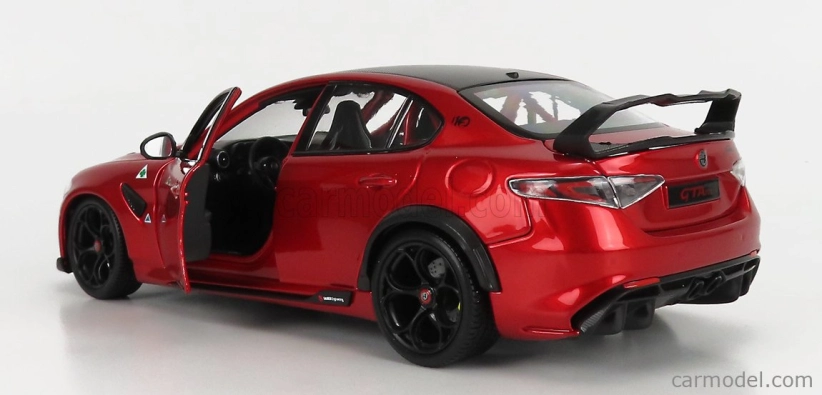 Bburago Alfa romeo Giulia Gtam 2020 1:18 Rosso Gta - Red Met