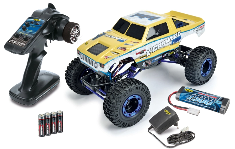 RC auto X-Crawlee PRO 1:10, žltá