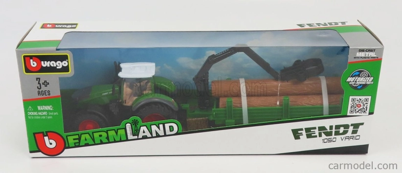 Bburago Fendt 1050 Vario s drevom