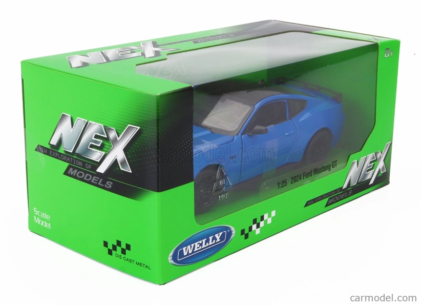 Welly Ford usa Mustang Coupe 2024 1:24 Blue