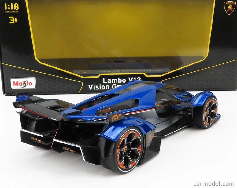 Maisto Lamborghini Lambo V12 Vision Gt N 63 Gran Turismo 2020 1:18 Blue Met