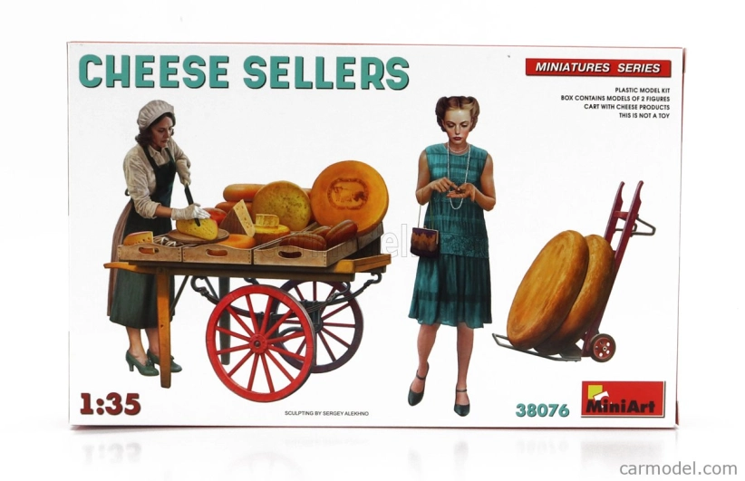 Miniart Figures Cheese Sellers 1:35 /