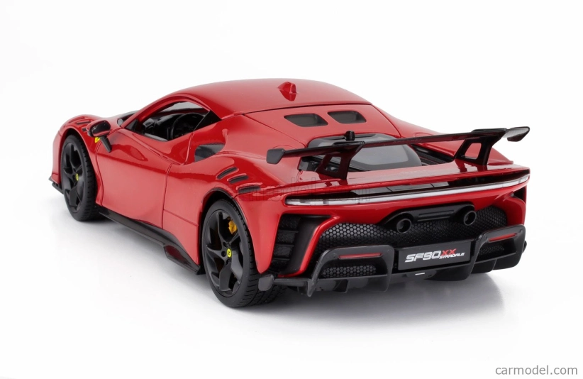 Bburago Ferrari Sf90 Xx Stradale 2024 1:18 Rosso Corsa – červeno-čierna