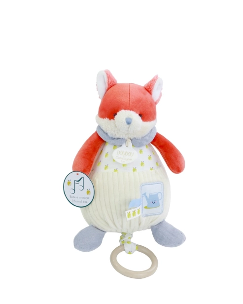 Doudou Dárková sada Plyšová liška Romarin hrající melodii 20 cm