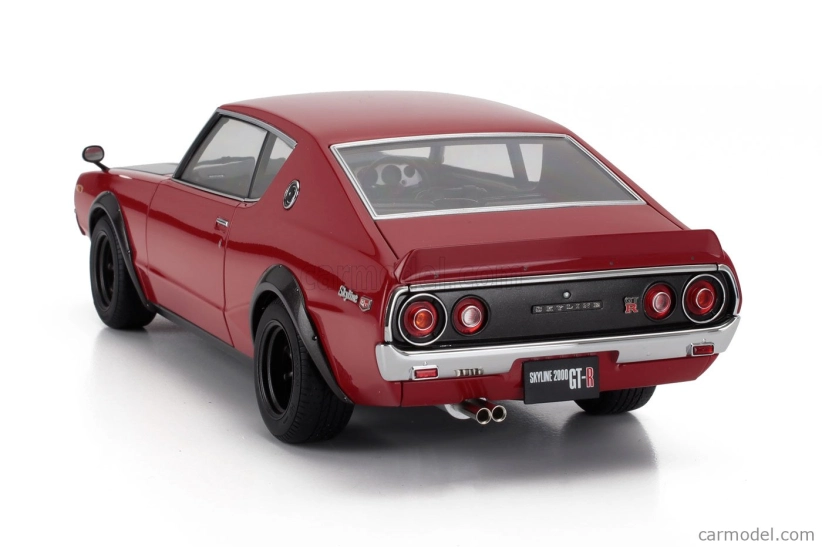 Autoart Nissan Skyline 2000 Gt-r (kpgc110) Vyladená verzia Coupe 1973 1:18 Červená čierna