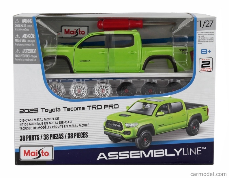 Maisto Toyota Tacoma Pick-up 2021 1:24 svetlozelená farba