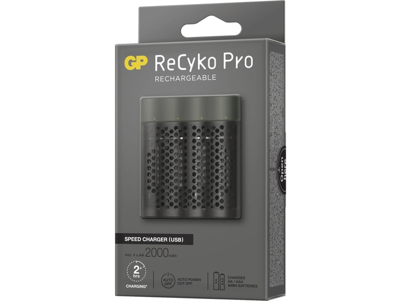 GP USB nabíječ Speed E451 + 4AA GP ReCyko Pro 2000