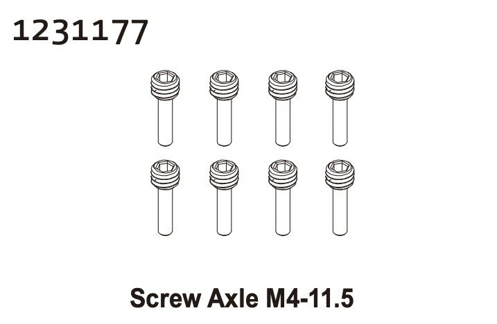 1231177 - Screw Pin M4x11.5 (8)