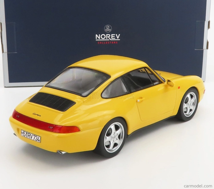 Norev Porsche 911 993 Carrera Coupe 1994 1:18 Žlutá