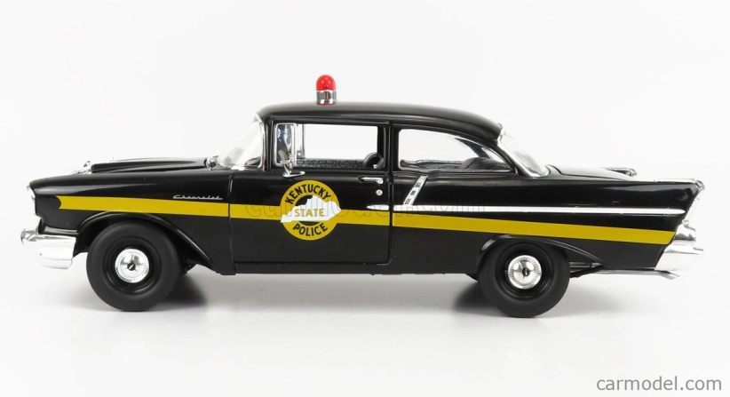 Highway61 Chevrolet 150 Sedan Kentucky State Police 1957 1:18 čierna