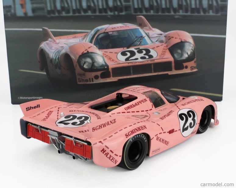 Werk83 Porsche 917/20 4.9l Team Martini International Racing Pink Pig N 23 24h Le Mans 1971 Reinhold Joest - Willi Kauhsen 1:12 Pink